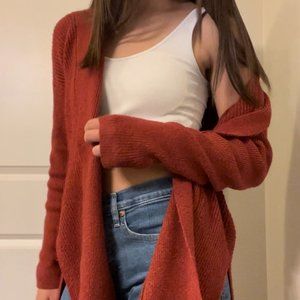A New Day Rusty Red Cardigan - XS
